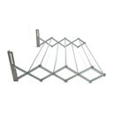 Ver imagem 1 de Varal de Parede Retrátil Aço Sanfonado - 60cm