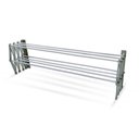 Ver imagem 6 de Varal de Parede Retrátil Aço Sanfonado - 60cm