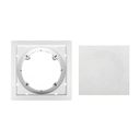 Ver imagem 4 de Arandela Quadrada Fiamon sem Falante 6" Branco