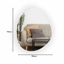 Ver imagem 2 de Espelho Decorativo Orgânico Medida 90,0 X 70,0 Cm