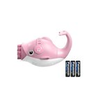 Ver imagem 1 de Kit 1 Golfinho Bolha Sabão Criança Infantil+ 3 Pilha Rosa 3