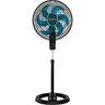 Ventilador de Coluna Cadence Vtr830 Refresh Turbo Pro 6 Pás 3 Velocidades Preto e Azul 220v - 1
