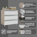 Ver imagem 4 de Gabinete Banheiro Joia 60cm com 3 Gavetas e Rodinha