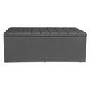 Ver imagem 4 de Calçadeira Recamier Baú Holanda 160cm Queen Suede com Estrutura em Madeira Pallazio