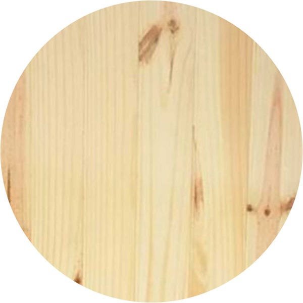 Placa De Pinus 50x50cm Redonda Disco Madeira - 1