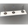 Prateleira MDF 60 X 15 cm Branca Eví Decor - 4