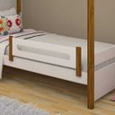 Ver imagem 3 de Cama de Solteiro Casinha Montessoriana Elis Branco e Mel