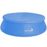 Piscina com Borda Inflável Redonda 2400 Litros 2.4m x 63cm com Capa Azul Importway Iwpbic2490 - 1
