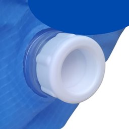 Piscina com Borda Inflável Redonda 2400 Litros 2.4m x 63cm com Capa Azul Importway Iwpbic2490 - 3