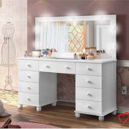 Penteadeira Planet Baby Camarim 9 Gavetas com Led - 1