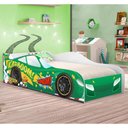Ver imagem 1 de Cama Carro Kaboom Verde Solteiro com Colchão