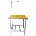 Ver imagem 2 de Mesa de Banho e Tosa Inox AlcaPet 80X55cm Amarelo APIS-14P