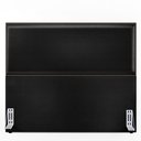 Ver imagem 6 de Cabeceira Box Casal King Com Tachas 195 cm Vicenza L02 Facto Preto Metalizado - Lyam Decor