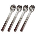 Ver imagem 1 de Conj 4 Colher de Sorvete Concha Boleador Alumínio Cabo Longo 26 Cm Sb Eco24