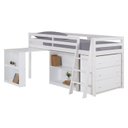 Ver imagem 2 de Cama Alta Infantil/Juvenil Multifuncional Roxy Iii com Cômoda e Prateleiras