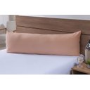 Ver imagem 1 de Fronha para Travesseiro de Corpo 1,40mx45cm 100% Algodão 200 Fios Salmon