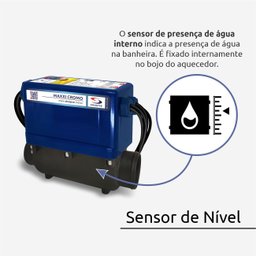 Aquecedor e Iluminação para Banheira e Spa Sinapse Maxxi Cromo 5000w, 220v, 3 Spots Cromados - 4