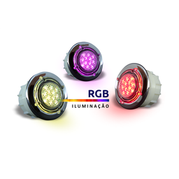 Sistema de Iluminação para Banheira/spa Sinapse Cromoled, 127v, 3 Pontos de Luz em Inox - 4