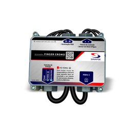Acionador e Iluminação para Banheira e Spa Sinapse Finger Cromo, 127v, 2 Spots Cromados - 2