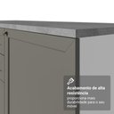 Ver mais imagens de Balcão de Pia 2 Portas 3 Gavetas (sem Tampo) Vik Madesa.