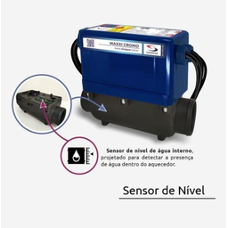 Aquecedor e Iluminação para Banheira e Spa Sinapse Maxxi Cromo 8000w, 220v, 4 Spots Cromados - 6
