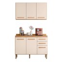 Ver imagem 1 de Conjunto de Cozinha Amore 6 Portas 2 Gavetas MDF 120cm Branco