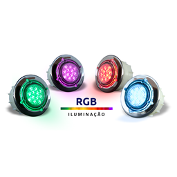 Sistema de Iluminação para Banheira/spa Sinapse Cromoled, 127v, 4 Pontos de Luz Cromados - 4