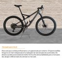 Ver imagem 2 de Suporte Cavalete Bike Bicicleta Oregon Movimento Central Vazado Prata