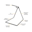 Ver imagem 5 de Suporte Cavalete Bike Bicicleta Oregon Movimento Central Vazado Prata