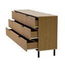 Ver imagem 6 de Cômoda Ditália 6 Gavetas Dm-240 Cor:riviera