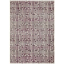 Tapete Majestic Des. 07 Cinza/Lilás 2,00x2,90 - Edx Tapetes - 1