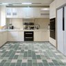 Adesivo Vinilico Lavavel para Piso Textura Terrazzo Verde 500x60cm - 6