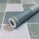 Ver imagem 1 de Adesivo Vinilico Lavavel para Piso Textura Terrazzo Verde 500x60cm