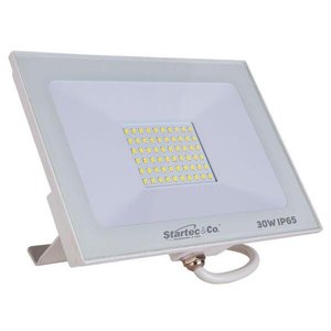 Refletor Holofote Led 30w Bivolt Blindado Resistente À Água Ip65 Cor Branco Luz Branca 6500k