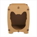 Ver imagem 5 de Mesa de Cabeceira Casinha Pet Dog 55 X 43 Cm Mdf Natural Ofertamo