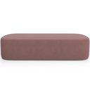 Ver imagem 4 de Cabeceira Cama Box Casal 140cm Lanna com Puff Recamier Doha W01 Suede Rosê - Lyam Decor
