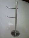 Ver imagem 4 de Papeleira De Chão Com Reserva Em Inox Ideal P/ Lavabo