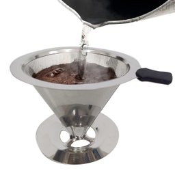Coador Filtro Café Permanente em Aço Inox sem Papel 103 - 2