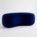 Ver imagem 2 de Puff Feijão Orgânico Moderno 100cm Escultural Suede Curvo