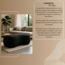 Ver imagem 6 de Puff Feijão Orgânico Moderno 100cm Escultural Suede Curvo