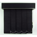 Ver imagem 4 de Persiana Vertical em Tecido com Bando Crisdan Largura 2,20 X 2,30 Altura Preto