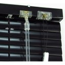 Ver imagem 5 de Persiana Horizontal 25mm Alumínio Crisdan Largura 1,90 X 2,30 Altura Preto