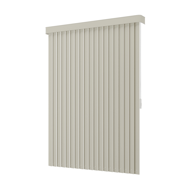 Persiana Vertical em Pvc com Bando Crisdan Largura 1,35 X 1,35 Altura Cinza - 2