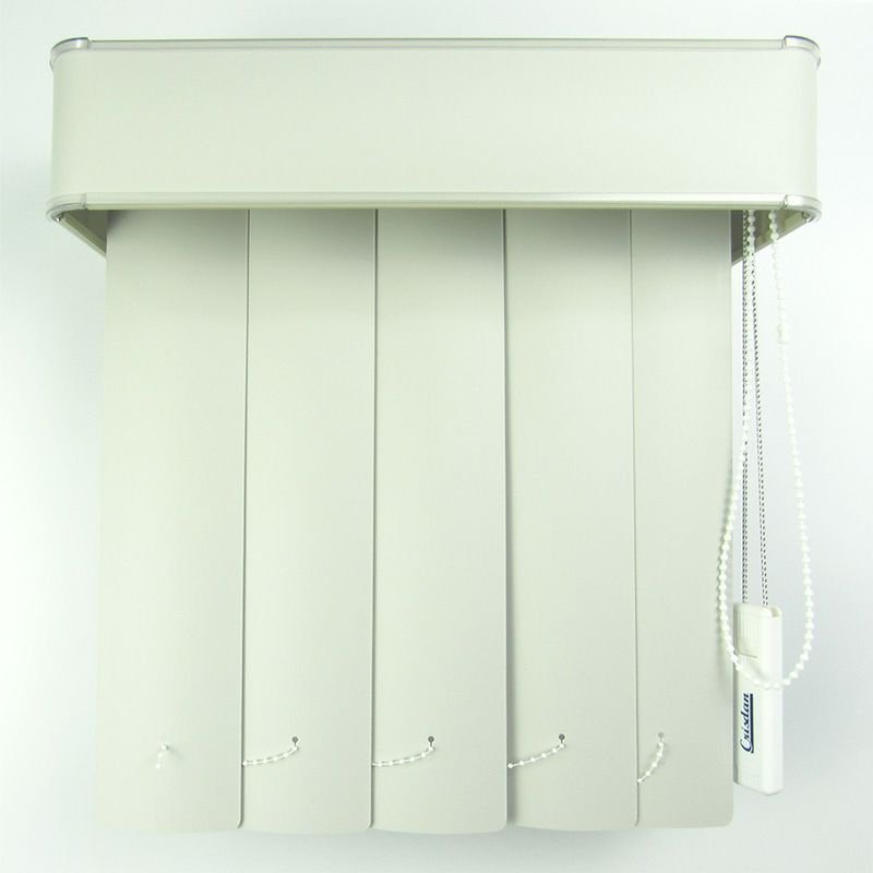 Persiana Vertical em Pvc com Bando Crisdan Largura 1,35 X 1,35 Altura Cinza - 3