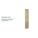 Ver imagem 2 de Porta para Closet com Vidro Reflecta Bronze 50cm com Puxador Perfil Champagne Luciane Móveis