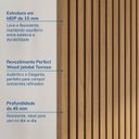 Ver mais imagens de Rack com Painel Ripado TV 60 Polegadas Planejado 160x180cm Aruá CabeCasa MadeiraOriginals Marrom