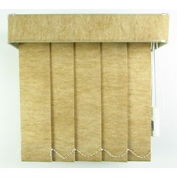 Persiana Vertical em Tecido Blackout com Bando Crisdan Largura 1,60 X 1,40 Altura Bege Mescla - 4