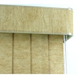 Persiana Vertical em Tecido Blackout com Bando Crisdan Largura 1,60 X 1,40 Altura Bege Mescla - 7