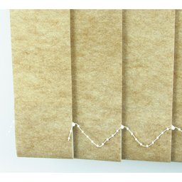 Persiana Vertical em Tecido Blackout com Bando Crisdan Largura 1,60 X 1,40 Altura Bege Mescla - 5