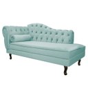 Ver imagem 3 de Kit Diva Recamier Diana 140cm Lado Direito e 01 Poltrona Classic Suede - Doce Sonho Móveis RECAMIER